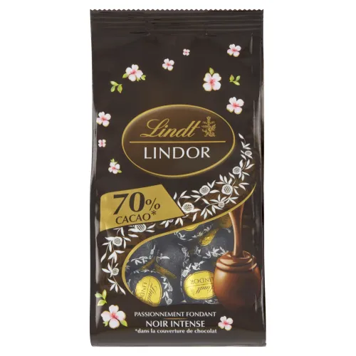 Lindt Lindor Extra horká čokoláda s jemnou krémovou náplňou