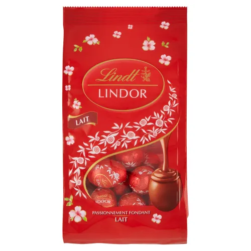 Lindt Lindor Mliečna čokoláda s jemnou krémovou náplňou