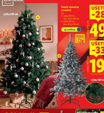 Livarno home Umelý vianočný stromček