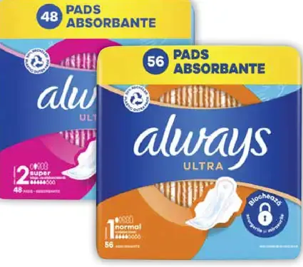 Always Ultra, hygienické vložky