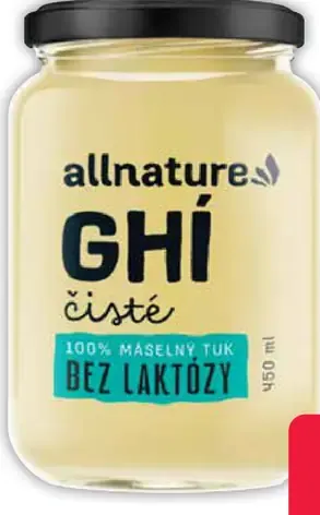 Allnature GHI maslo číre
