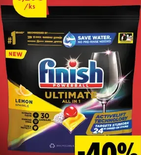 Finish Ultimate Lemon Kapsuly do umývačky riadu