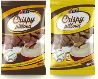 Dexi bezlepkové vanilka/čokoláda vankúšiky