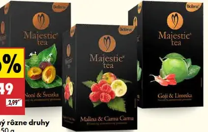 Majestic Čaj ovocný rôzne druhy