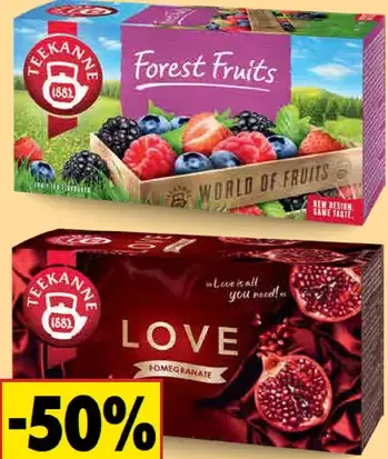 Čaj ovocný rôzne druhy