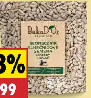 Semienka slnečnicové lúpané BakaD’Or