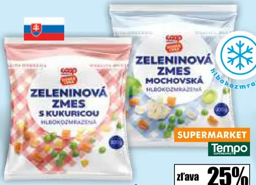 Dobrá Cena Zeleninová zmes hlbokozmrazená
