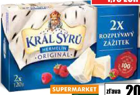 Král Sýrů Hermelín originál