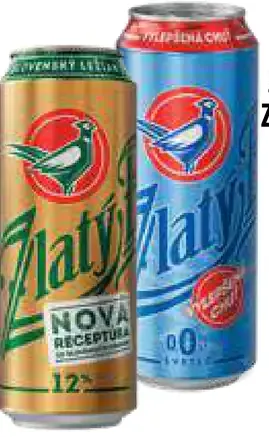 Zlatý Bažant Pivo plechovka