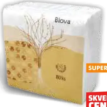 Biova papierové obrúsky 1-vrstvové