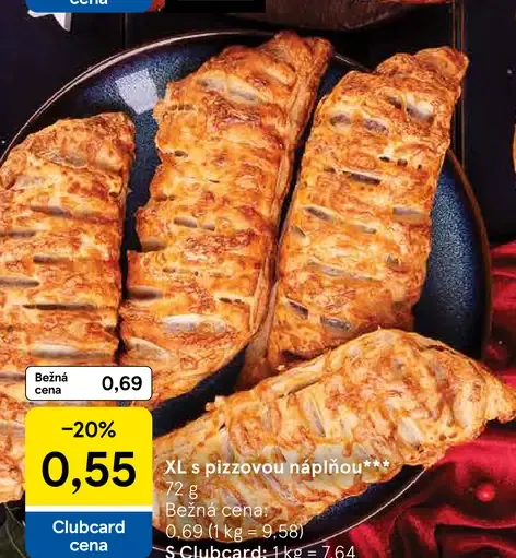 XL s pizzovou náplňou