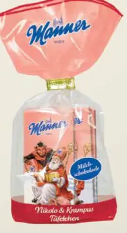 Manner Nikolo & Krampus mliečna čokoláda