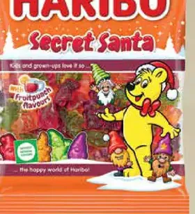 Haribo Secret Santa želé s ovocnou príchuťou