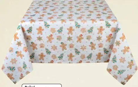 Vianočný obrus motív perníček