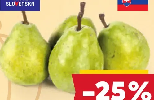 Chute Slovenska hrušky zelené