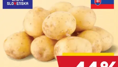 Chute Slovenska Zemiaky neskoré, prané