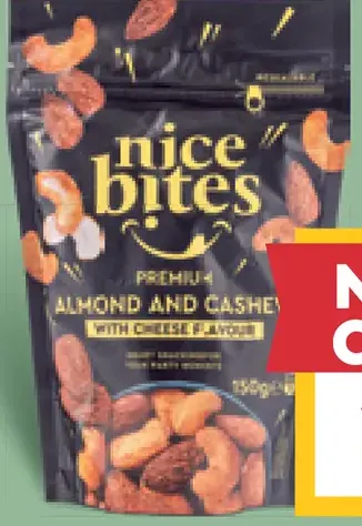 Nice bites Premium zmes orechov so syrovou príchuťou