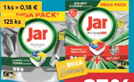 Jar Platinum tablety do umývačky