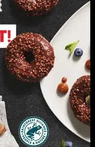 Donut poliaty mliečnou čokoládou