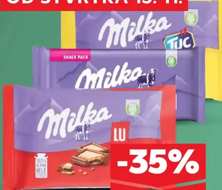 Milka Mliečna čokoláda