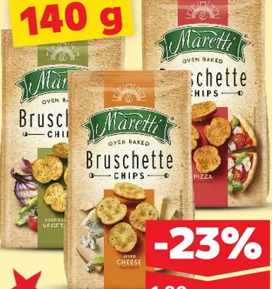 Maravetti bruschette chips