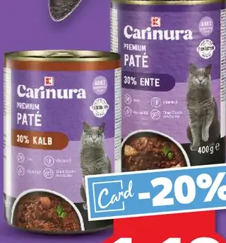 Carinura premium paštéta pre mačky rôzne druhy