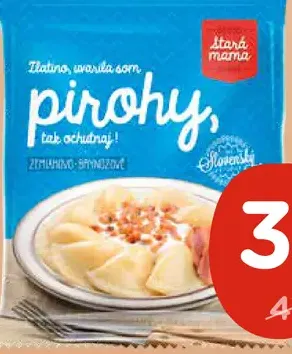 Stará mama pirohy so zemiakovo-bryndzovou plnkou