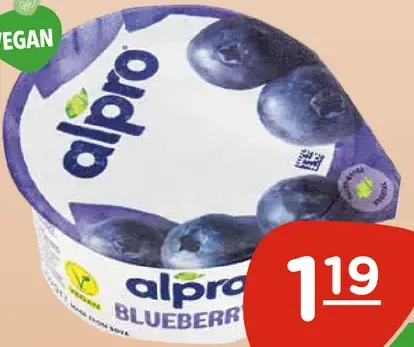 Alpro Alternatíva Jogurtu Blueberry