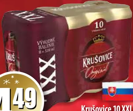 Krušovice plechovka