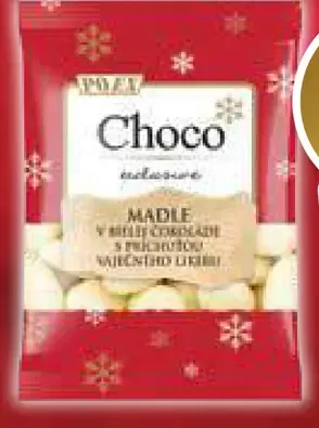 Choco Exclusive Mandle v bielej čokoláde