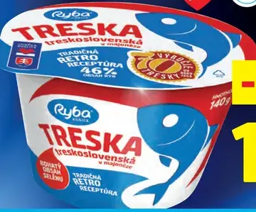 Ryba Košice treska treskoslovenská