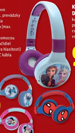 Lexibook Detské bluetooth slúchadlá 2 v 1