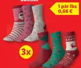 Lupilu/Esmara kids/Esmara men Vianočné termoponožky