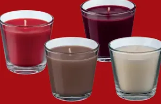 Livarnо Home Vonná sviečka v skle s dreveným knôtom