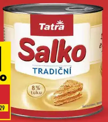 Tatra Salko kondenzované mlieko 8%
