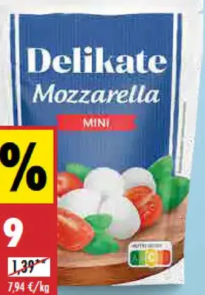 Delikate Mozzarella mini