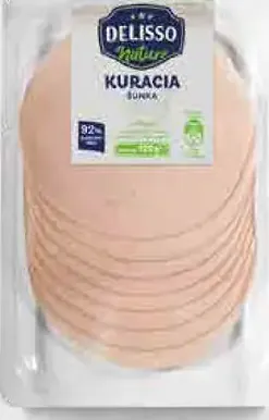 Delisso nature Kuracia/morčacia šunka 92%