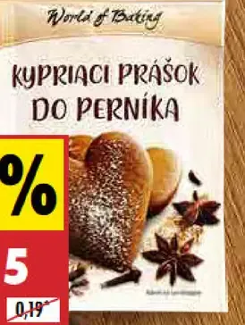 World of Baking Kypriaci prášok do perníka