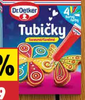 Dr. Oetker Tubičky farebné/pastelové