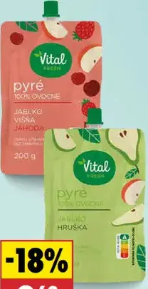 Vital Fresh ovocné pyré