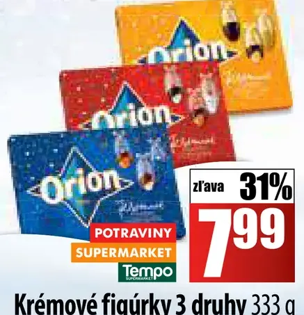 Orion Krémové figúrky