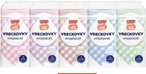 Dobrá cena Hygienické vreckovky