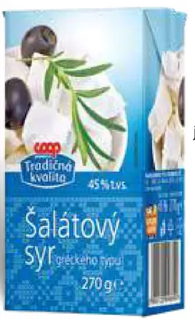Coop Salátový syr gréckeho typu 45%