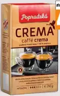 Popradská CREMA mletá káva