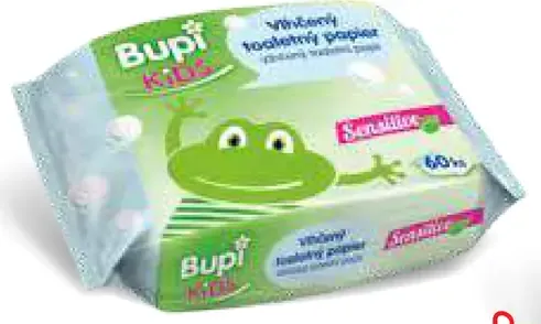 Bupi Kids vlhčený toaletný papier