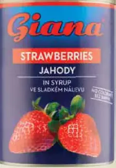 Giana jahody v sladkom náleve