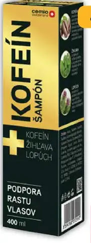 Kofein šampón na podporu rastu vlasov