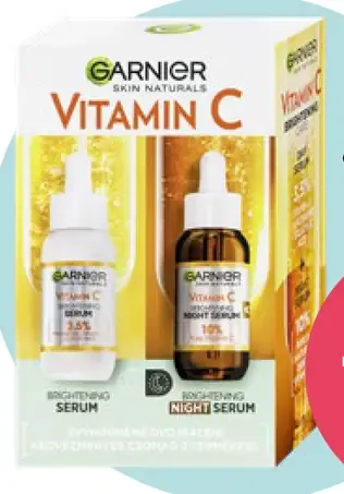 Garnier Skin Naturals rozjasňujúce nočné sérum s vitamínom C