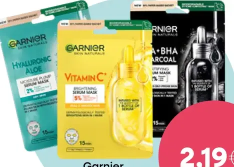 Garnier Skin Naturals textilná maska 1 ks