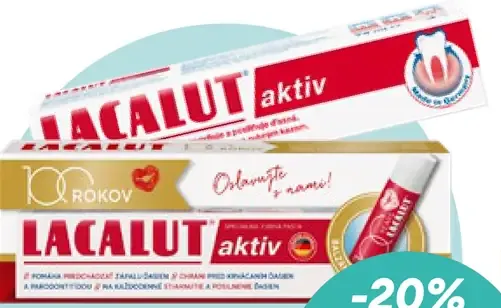 Lacalut aktiv zubná pasta
